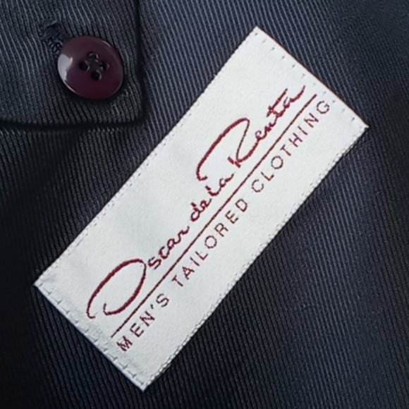 Oscar dela Renta Men's Luxury Check Blazer - Picture 5 of 15